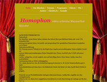 Tablet Screenshot of homophon.de